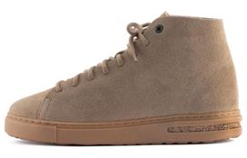Birkenstock Suede High top Skateboard Shoes Unisex Taupe Narrow 1024804 38