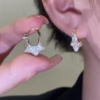 Premium Micro-Paved Diamond Star Earrings - Luxurious and Versatile Fashion Jewelry