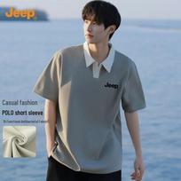 JEEP Men's Cooling Anti-Bacterial Polo Shirt 8XL