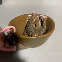Non-Slip Mouse Shape Grinding Bowl Funny Food Grinder Grinder Tool Juicing Bowl  Fruits Grinding Grinding Bowl