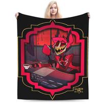 Hazbins Hotels Vox Solo Metal Blanket Super Soft  Throw Blanket Winter Girls Living Room Travel Office Bedspread 75x90cm