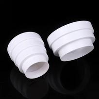White Fan Pipe Connector 80/100/110/120/150/160mm Fan Pipe Duct Tube Exhaust Duct Multi Reducer Extractor For Fan Ventilation Type A