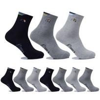 Arnold Palmer Men's Casual Socks Mid-Length 10 Pairs MS0319 MS0319_10 Pairs [Random Color] FREE