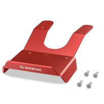 NICECNC For Yamaha YFZ450R 2009-2020 Swing Arm Skid Plate Guard ATV Billet Aluminum Rear Swingarm Protector Off Road Accessories raudona