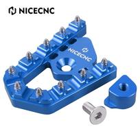 NICECNC Rear Brake Pedal Extender For Yamaha Blaster 200 YFS200 1988-2006 ATV Aluminum Alloy Offroad Quad Accessories Anti-slip mėlyna