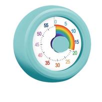 Time Manager Visual Timer Ultra Silent Round Kitchen Timer Visualization 60 Minute Countdown Timer Kitchen Cooking