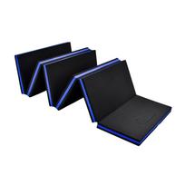 Folding Mechanics EVA Mat Mechanics Mat Washable Reusable Thick EVA Mat Folding Thick Mat for Yoga Exercise Garage Workout mėlyna
