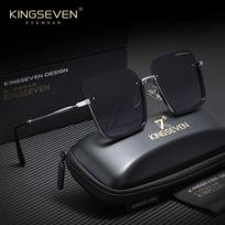 KINGSEVEN Frameless Women's Sunglasses Luxurious Fashion Gradient Polarized UV400 Eyewear Leisure Vacation Anti-Glare Glasses balta