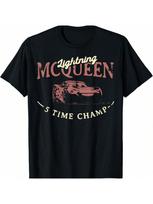 Pixar Cars 3  Vintage 5 Time Champ T-Shirt S įvairiaspalvis