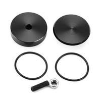 Black Color Rear Wiper Delete Kit Silver Aluminum Hole Plug Cap Rear Window Cover  Car Rear Window juoda