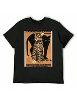 1912 GERMANY Munich Zoo Leopard And Panther Poster T-Shirt For A Boy Clothes Valentines Clothes T Shirt For unisex S įvairiaspalvis
