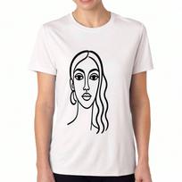 Wolf Lotus Wounisex's Cotton T Shirt, Premium Cotton Graphic Print, Durable, Casual And Fashionable. Artistic Wolf With Lotus Flower Design, Stylish A S įvairiaspalvis