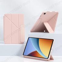 Coque for Redmi Pad 2 9.7 Case 9.7 Inch Smart Fold PU Leather Stand Magnetic Cover for Funda Xiaomi Redmi Pad 2 9.7 2026 Case Redmi Pad 2 9.7 inch rožinė