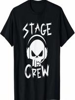 Stage Crew Theatre Manager Theater Staff Member Drama Stage T-Shirt S įvairiaspalvis