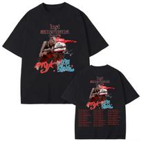 Summer Unisex Vintage Top Rapper MGK Lost Americana Tour 2026 Graphic T Shirts Hip Hop Fashion T-shirts Y2K Gothic Cotton Oversized T-shirts 4XL