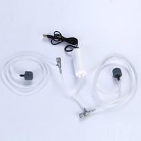 New Silent Oxygen Air Pump Fish Tank Aquarium Accessories Air Compressor Mini Small 5V 1W USB Aerator Oxygenator balta