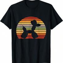 Balloon Artist Vintage Retro Balloons Party Balloon Twister T-Shirt S įvairiaspalvis