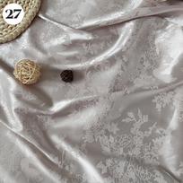 Floral Pattern Jacquard Damask Fabric Faux Silk Satin Brocade Fabric For DIY Sewing Cheongsam Hanfu Wedding Dress Garment Decor 50X150CM