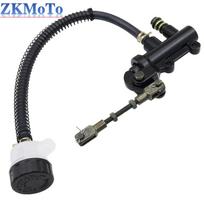 Motorcycle Rear Brake Master Cylinder Pump Hydraulic Refit For Motorbike ATV Dirt Bike Compatible With Kawasaki Ninja ZX6 ZX7 juoda