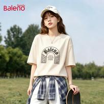 Baleno American Style Paisley Print T-Shirt XXXXL abrikosas