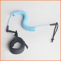 Surf Sup 10 Feet Ankle Leash Surfing Elastic Coiled Stand Up Paddle Board Leg Rope Surfboard Ankle Leash Surfing Accessories mėlyna