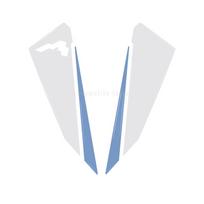 2023 Transalp XL750 3D Epoxy Resin Sticker Kit for Honda Transalp XL 750 TRANSALP 750 2023 Headlight Protection balta