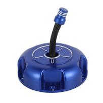 For Yamaha YFZ450 YFZ 450 With Uni Flow Caps Parts ATV CNC Aluminum Racing Gas Fuel Tank Cap mėlyna