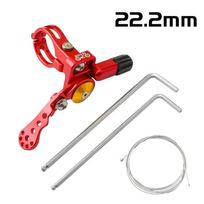 Adjustable Bicycle Seatpost Remote Controller 22.2mm/24mm Bike Seats Shifter  Mountain Bike 22.2mm raudona