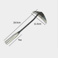 Garden Hoe Vegetable Garden Weeder Rake Tools Manual Grass Killer Shovel Rooting Control Manganese Steel Loosening Soil Tool