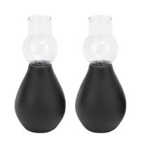 2 Sets Glass Cupping Tools for Bust Vacuum Suction Cups and Balls for Chest Extraction and Massage S