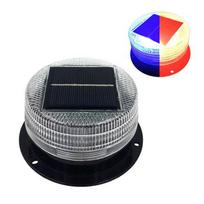 Solar Power 8 LED Magnetic Warning Light for Car Truck Vehicle Strobe Beacon Amber Police Lamp Emergency Signal Automatic Sensor