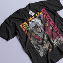 Jiraiya T-Shirt Naruto Rasengan Itachi Uchiha Horror Anime Gift Shirt All Size 2XL