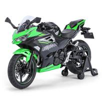 1/12 Kawasaki Ninja 400 Alloy Diecast Motorcycle Model Vehicle Collection Sound & Light Off Road Autocycle Toy Car Model juoda