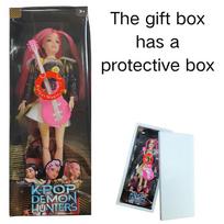 new Girls' Christmas Gift - Kpop Demon Hunters Action Figures, Singing Plastic DIY Toys (Rumi/Mira/Zoey) Have music