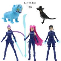 Anime 12pcs Kpop Demon Hunters Demon Hunters Figures Huntrix Figure Toy Derpys Tiger Rumi Mira Zoey Sussy Figurine Ornament Gift
