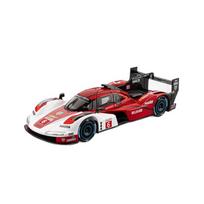 1/22 Porsche 963 LMDh Super Racing Alloy Metal Diecast Model Car Home Decoration & Computer Desktop Ornament Holiday Present Toy raudona