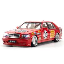 Simulation 1/24 Mercedes Benz S W140 320SEL Modified Version Alloy Racing Car Diecast Model Collection Decorative Gift Boys raudona