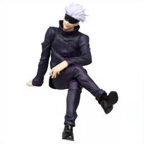 Anime JJK figūrėlė Gojo Satoru Fushiguro Toji modelis sėdinti poza veiksmo figūrėlė Kompiuterio stalo dekoracija automobilio aksesuaras kolekcija dovana 5-12CM