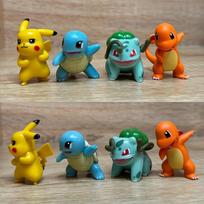 Pokemon Veiksmo figūrėlės Žaislai Pikachu Charmander Squirtle Bulbasaur Kišeninis monstras Maža figūrėlė Vaikų dovana