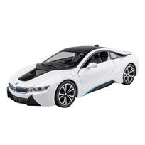 1/24 BMW I8 Supercar Alloy Car Diecasts & Toy Vehicles Car Model Sound and Light Pull Back Car Toys for Kids Gifts balta