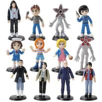 12vnt/rinkinys Stranger Things Anime Veikėjų Figūrėlės Žaislai Mielas Eleven Demogorgon Anime Figūrėlė PVC Modelis Žaislai Darbalaukio Papuošalai Dovana