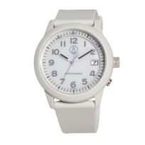 Citizen Watch QQ Smile Solar Radio Analoginis 10 ATM Atsparus vandeniui Data Uretano apyrankė D08A-004VK Vyriškas Šviesiai pilkas