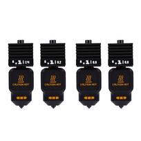 4 Pcs Hotend Replacement for Bambu Lab P2S H2D H2S H2C 3D Printer 0.2 0.4 0.6 0.8MM Hotend Set with Silicone Sleeve