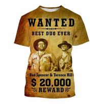 Bud Spencer Terence Hill 3D Printed T-Shirts Men Women Fashion Streetwear Oversized Short Sleeve T Shirt Kids Tees Tops Clothing S
