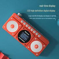 Newsmy N131 Portable Radio & Bluetooth Speaker (CN version) raudona spalva