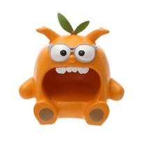 Light Luxury Cartoon Doll Key Storage Tray Big Mouth Entrance Storage Ornaments  Holiday Decoration oranžinė
