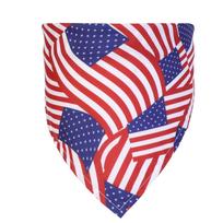 USA Flag Pet Bib Dog Bandana - Patriotic Triangle Scarf Single Layer Printed for Dogs And Cats Pet Accessories