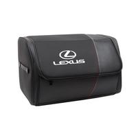 Didelės talpos odinė automobilio daiktadėžė Automobilio bagažinės tvarkymo dėžė Skirta Lexus F SPORT LBX NX RX 350h 450h ES UX 300e GS GX IS LS LX juoda