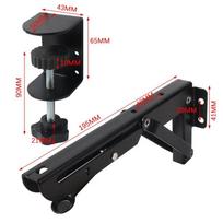 Cold Rolled Steel Folding Shelf Bracket Punch-free Adjustable Desktop Extension Board Bracket Extension Board Durable 8 inch