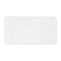 Keychain UV Epoxy Resin Crafts Letters Resin Mold Jewelry Making Tools Casting Molds Silicone Mould S